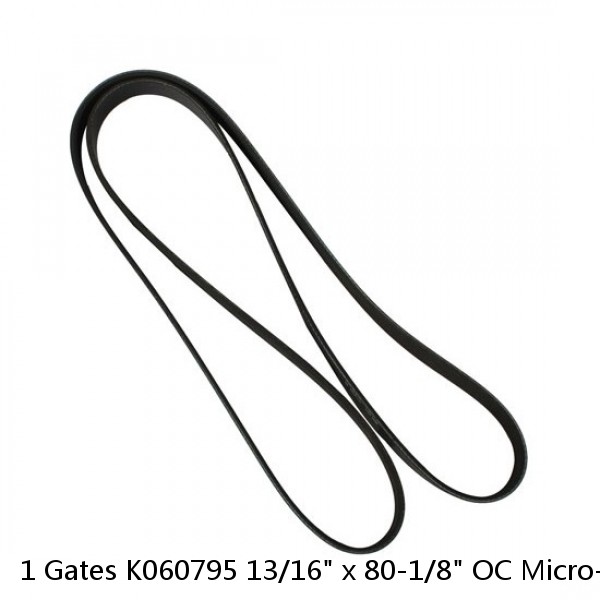 1 Gates K060795 13/16" x 80-1/8" OC Micro-V Serpentine Belt