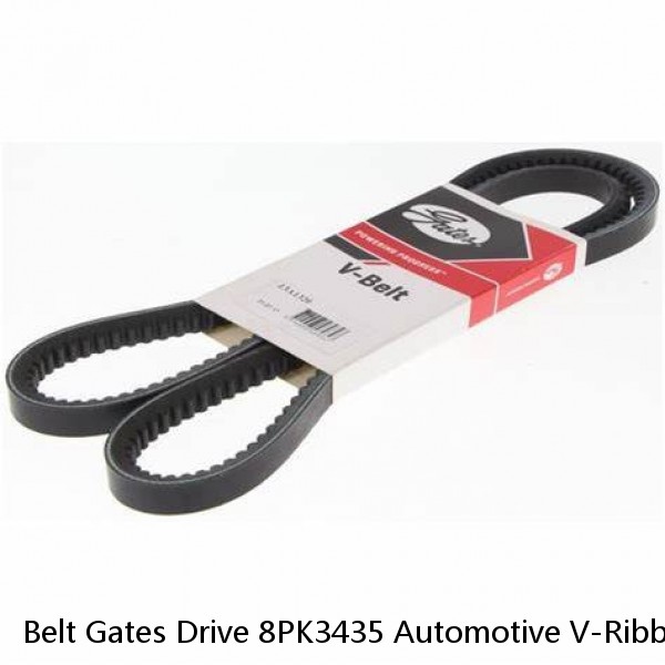 Belt Gates Drive 8PK3435 Automotive V-Ribbed Belt Replacement K081352 Gates Micro-V Serpentine Drive Belt