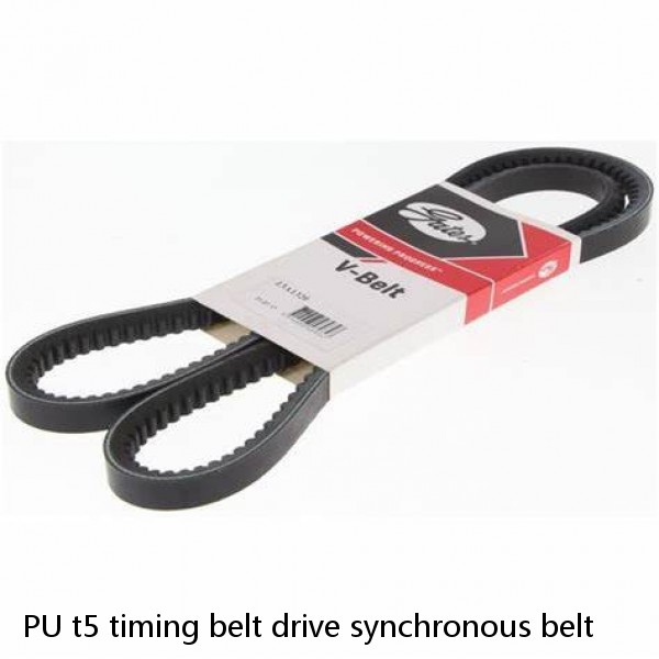 PU t5 timing belt drive synchronous belt #1 small image