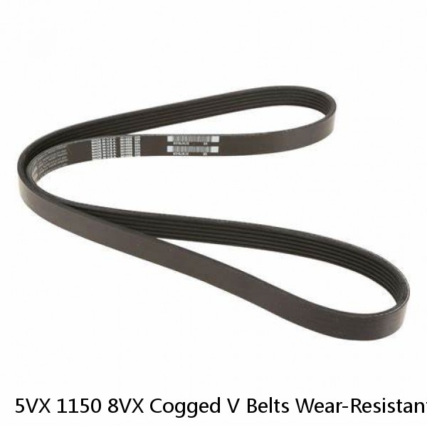 5VX 1150 8VX Cogged V Belts Wear-Resistant Industrial Raw EdgeTransmission Rubber V Belt Teeth Belt