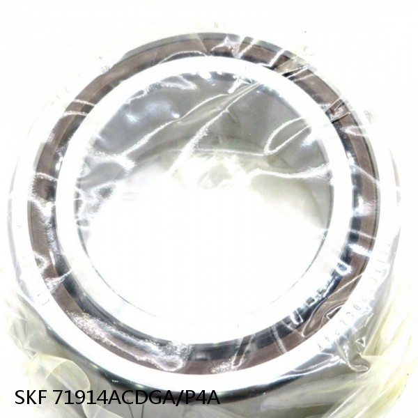 71914ACDGA/P4A SKF Super Precision,Super Precision Bearings,Super Precision Angular Contact,71900 Series,25 Degree Contact Angle #1 image