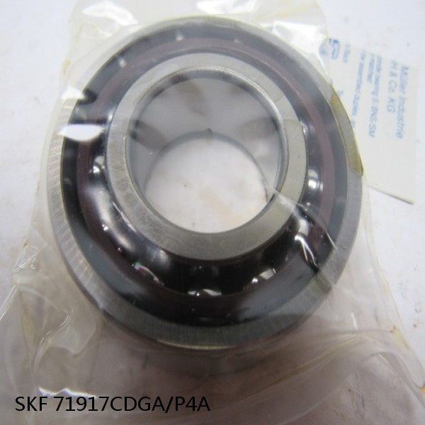 71917CDGA/P4A SKF Super Precision,Super Precision Bearings,Super Precision Angular Contact,71900 Series,15 Degree Contact Angle #1 image