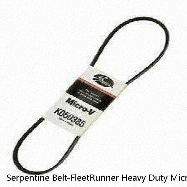 Serpentine Belt-FleetRunner Heavy Duty Micro-V Belt GATES K060795HD #1 image