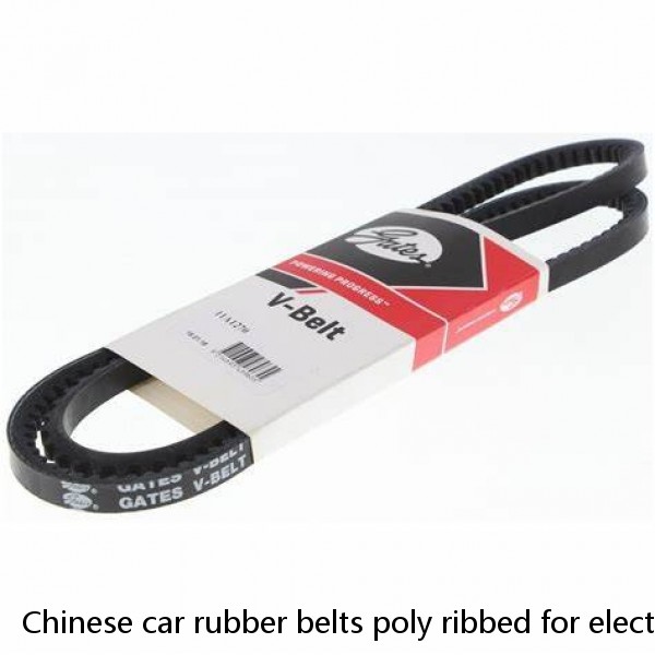 Chinese car rubber belts poly ribbed for electric pk rubber motor drive belts #1 image